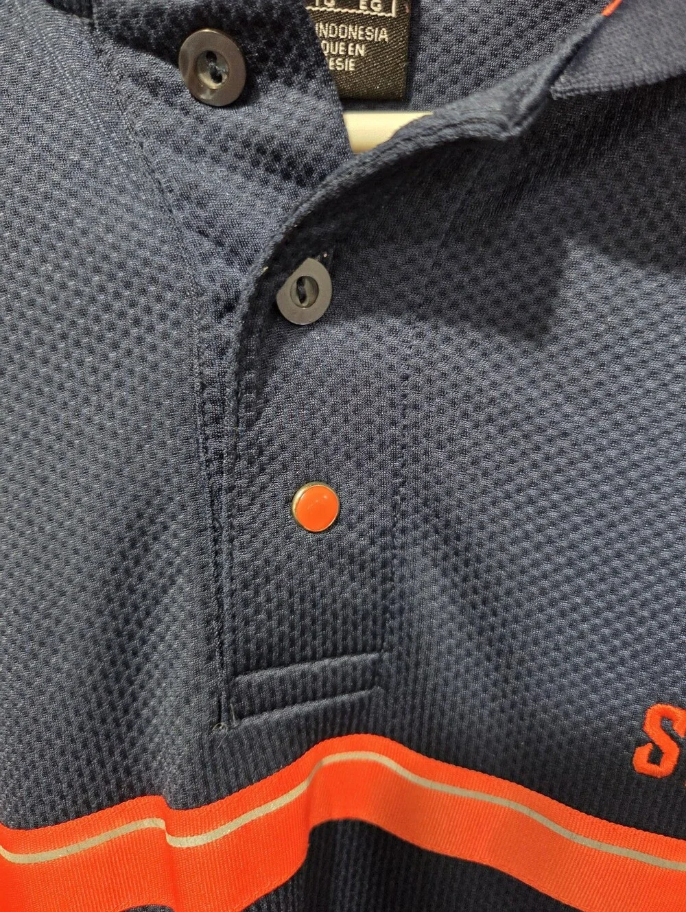 Vintage Nike Syracuse Navy Blue Mens XL Dry Fit Shirt